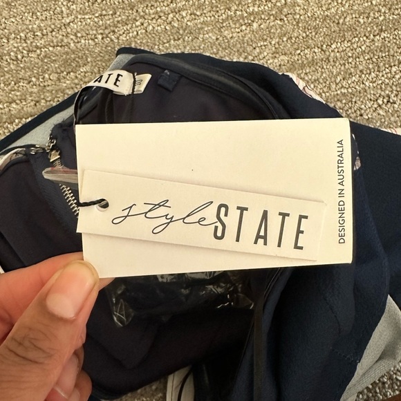 NWT Strapless Floral Crop Top Size 10 - Picture 5 of 6